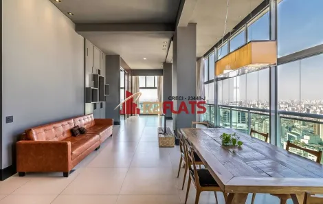 Flat com 1 Quarto para alugar, 129m² no Cerqueira César, São Paulo