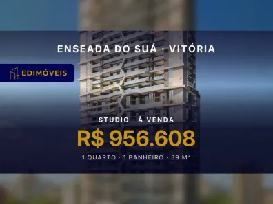 Apartamento com 1 Quarto à venda, 39m² no Enseada do Suá, Vitória
