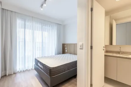 Apartamento com 1 Quarto para alugar, 26m² no Vila Clementino, São Paulo