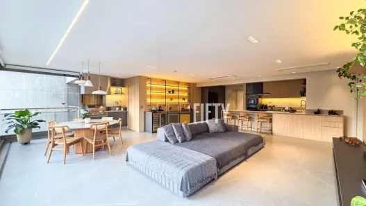 Apartamento com 3 Quartos para venda ou aluguel, 197m² no Jardim das Acácias, São Paulo
