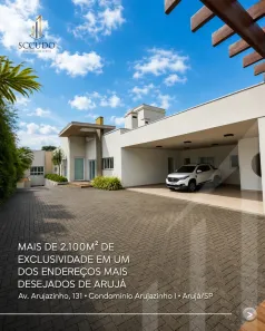 Casa de Condomínio com 5 Quartos à venda, 600m² no Arujázinho I, II e III, Arujá