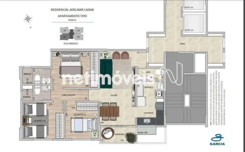 Apartamento com 3 Quartos à venda, 82m² no Santa Efigênia, Belo Horizonte