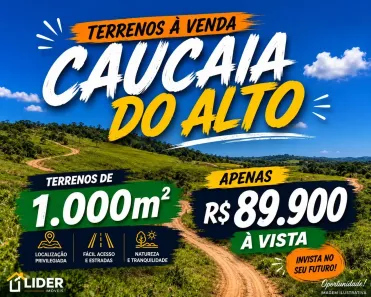 Lote/Terreno à venda, 500m² no Centro (Caucaia do Alto), Cotia