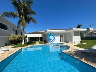 Casa de Condomínio com 7 Quartos para venda ou aluguel, 628m² no Jardim Acapulco, Guarujá