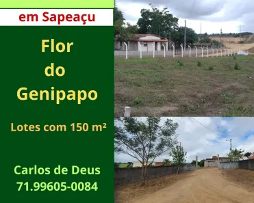 Lote/Terreno à venda, 150m² no Centro, Sapeaçu