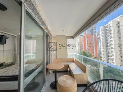 Apartamento com 1 Quarto para alugar, 36m² no Brooklin Paulista, São Paulo