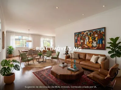 Apartamento com 4 Quartos para alugar, 130m² no Coração de Jesus, Belo Horizonte