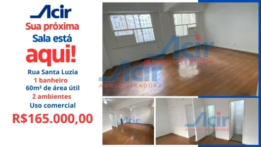 Sala Comercial à venda, 59m² no Centro, Rio de Janeiro