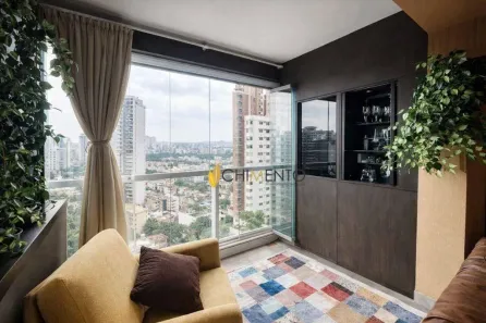 Apartamento com 2 Quartos para venda ou aluguel, 69m² no Brooklin Paulista, São Paulo
