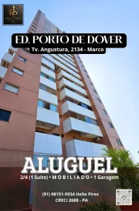 Apartamento com 2 Quartos para alugar, 64m² no Pedreira, Belém