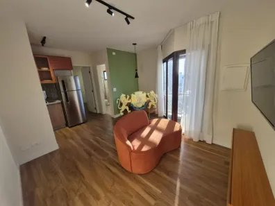 Flat com 1 Quarto para alugar, 40m² no Indianópolis, São Paulo
