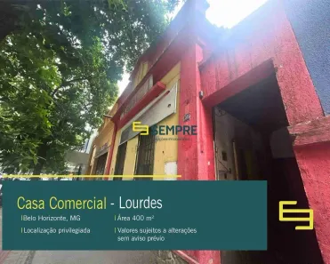 Imóvel Comercial para alugar, 400m² no Lourdes, Belo Horizonte