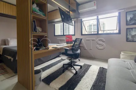Flat com 1 Quarto à venda, 29m² no Cidade Monções, São Paulo