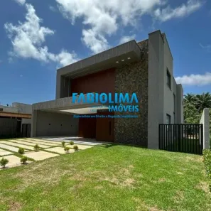 Casa de Condomínio com 4 Quartos à venda, 450m² no Alphaville (Abrantes), Camaçari