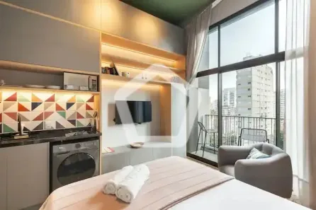 Apartamento com 2 Quartos à venda, 27m² no Pinheiros, São Paulo