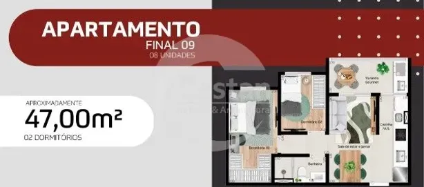 Apartamento com 2 Quartos à venda, 47m² no Jardim Vila Formosa, São Paulo