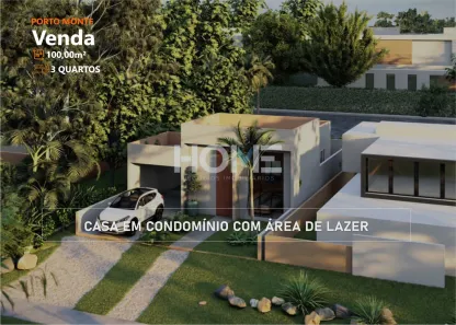 Casa de Condomínio com 3 Quartos à venda, 100m² no Porto Monte, Marechal Deodoro