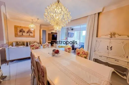 Apartamento com 3 Quartos à venda, 132m² no Vila Guiomar, Santo André