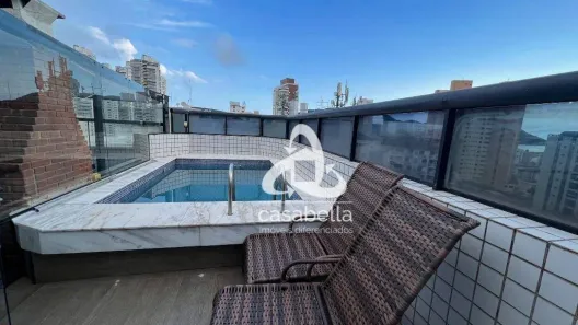 Cobertura com 4 Quartos para venda ou aluguel, 224m² no Ponta da Praia, Santos