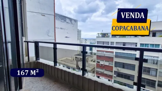 Apartamento com 3 Quartos à venda, 167m² no Copacabana, Rio de Janeiro