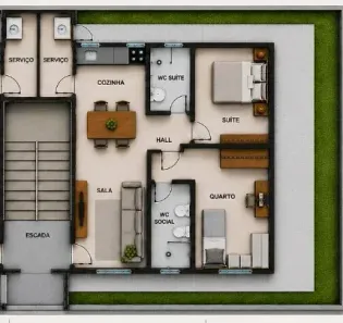 Apartamento com 2 Quartos à venda, 54m² no Valentina de Figueiredo, João Pessoa