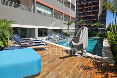 Flat com 1 Quarto à venda, 25m² no Santo Amaro, São Paulo