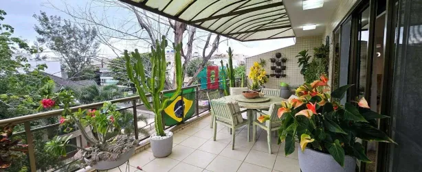 Apartamento com 3 Quartos para alugar, 186m² no Recreio dos Bandeirantes, Rio de Janeiro