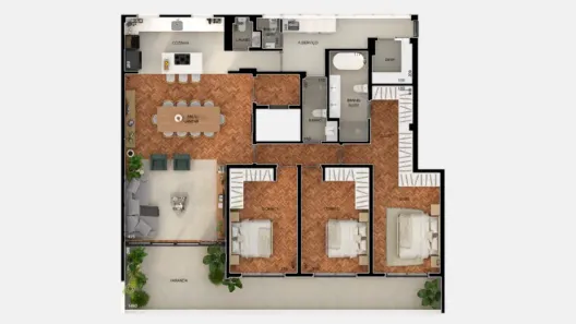 Apartamento com 3 Quartos à venda, 208m² no Santa Cecília, São Paulo
