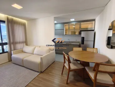 Apartamento com 1 Quarto para alugar, 44m² no Vila da Serra, Nova Lima
