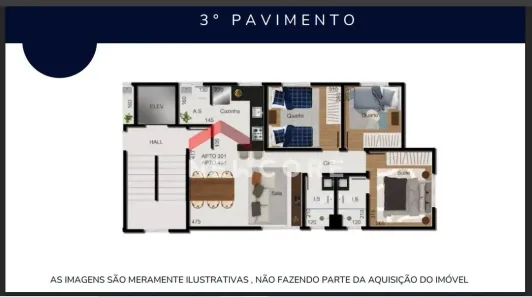 Apartamento com 3 Quartos à venda, 63m² no Brasil Industrial (Barreiro), Belo Horizonte