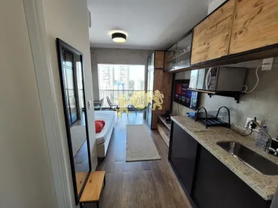 Flat com 1 Quarto para alugar, 25m² no Jardim das Acácias, São Paulo