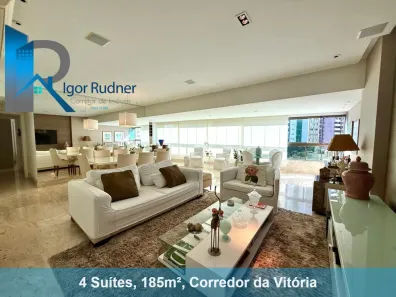 Apartamento com 4 Quartos à venda, 185m² no Vitória, Salvador