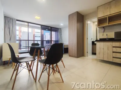 Apartamento com 1 Quarto para alugar, 37m² no Aldeota, Fortaleza