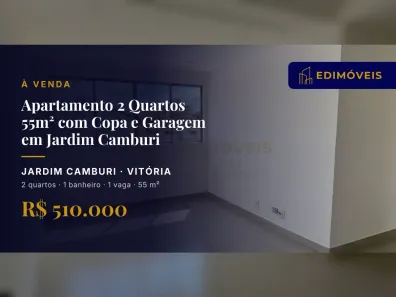 Apartamento com 2 Quartos à venda, 55m² no Jardim Camburi, Vitória