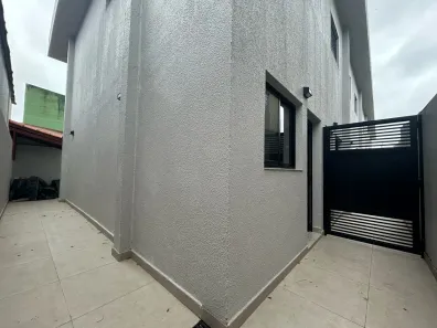 Casa de Condomínio com 2 Quartos à venda, 54m² no Sítio do Campo, Praia Grande