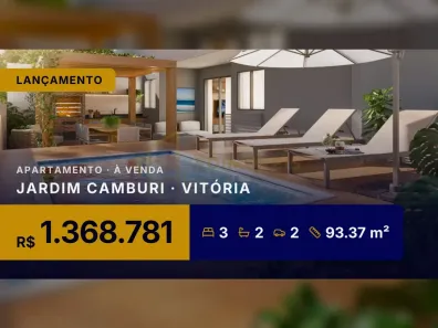 Apartamento com 3 Quartos à venda, 93m² no Jardim Camburi, Vitória