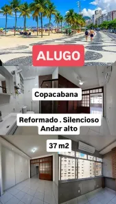 Kitnet com 1 Quarto para alugar, 37m² no Copacabana, Rio de Janeiro