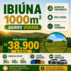 Lote/Terreno à venda, 1000m² no Curral, Ibiúna