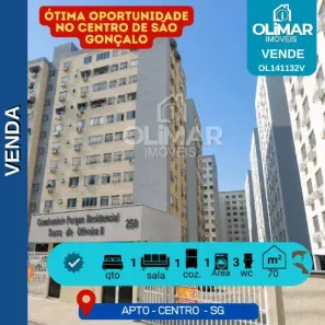 Apartamento com 2 Quartos à venda, 70m² no Brasilândia, São Gonçalo