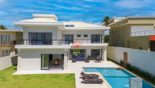 Casa de Condomínio com 6 Quartos à venda, 413m² no Barra do Jacuípe, Camaçari