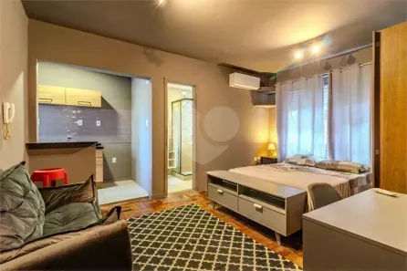 Apartamento com 1 Quarto para venda ou aluguel, 39m² no Menino Deus, Porto Alegre