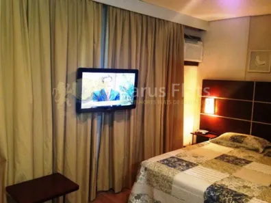 Flat com 1 Quarto para alugar, 27m² no Chácara Santo Antônio (Zona Sul), São Paulo