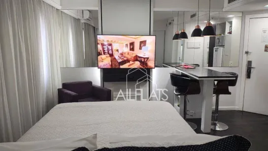 Flat com 1 Quarto à venda, 30m² no Moema, São Paulo