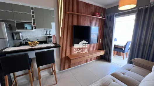 Apartamento com 1 Quarto à venda, 50m² no Maracanã, Praia Grande
