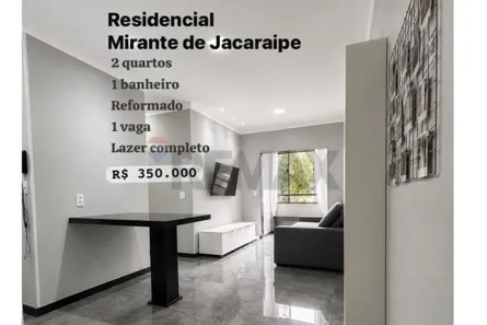 Apartamento com 2 Quartos à venda, 52m² no Conjunto Jacaraípe, Serra