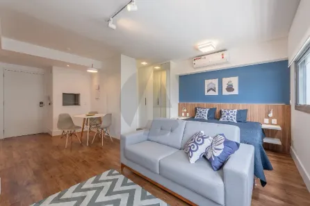 Apartamento com 1 Quarto para alugar, 38m² no Três Figueiras, Porto Alegre
