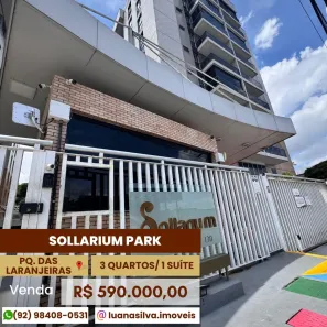 Apartamento com 3 Quartos à venda, 90m² no Flores, Manaus