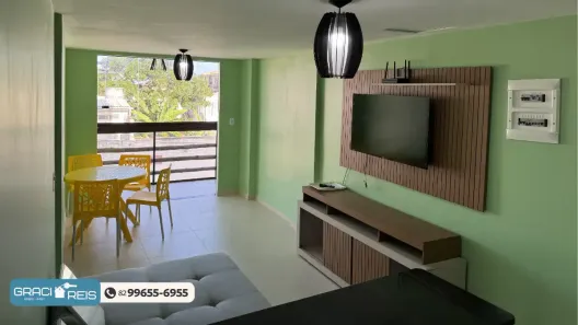 Apartamento com 2 Quartos para venda ou aluguel, 65m² no Loteamento Luar do Frances, Marechal Deodoro