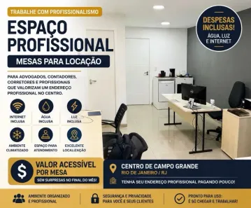 Sala Comercial para alugar, 30m² no Campo Grande, Rio de Janeiro