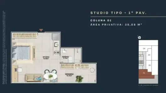Apartamento com 1 Quarto à venda, 38m² no Icaraí, Niterói
